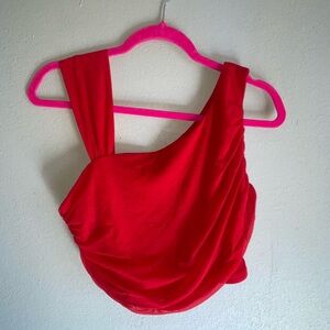 Elegant Red Top mesh Large